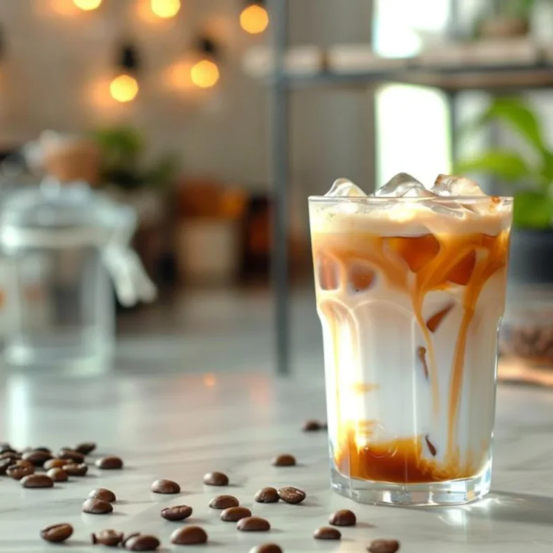 Aromalı Buzlu Latte