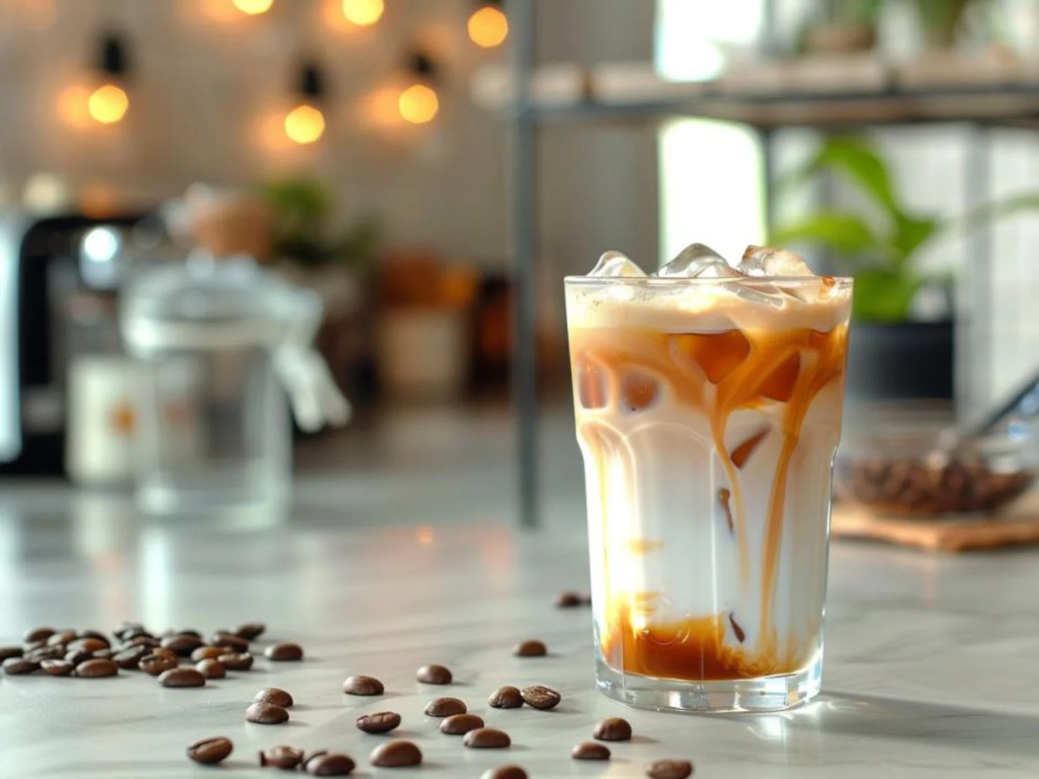 Aromalı Buzlu Latte